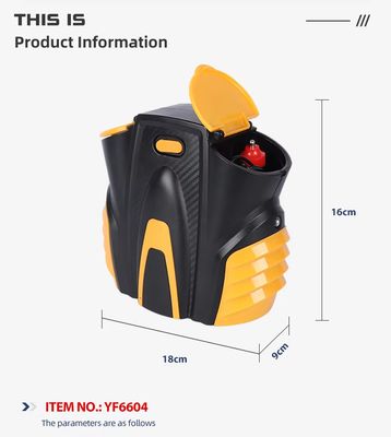 Compressore d'aria per pneumatici portatili da 12 V 150 PSI con luce a LED