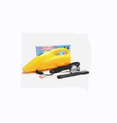 Aspirapolvere per auto ABS portatile 2 in 1 e compressore di gonfiore per pneumatici