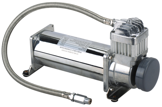 Chrome Car Ride sospensione pneumatica pompa auto sintonizzazione Dc 12V per veicoli fuoristrada