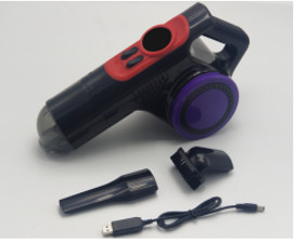 Assorbente di 12V ricaricabile e compressori d'aria Mini portatile con luce a LED 4 in 1 pneumatici gonfiare e pulire