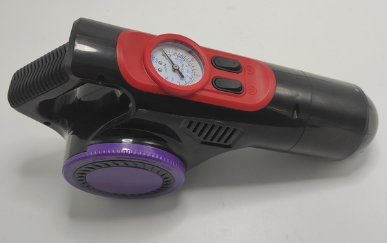 Assorbente di 12V ricaricabile e compressori d'aria Mini portatile con luce a LED 4 in 1 pneumatici gonfiare e pulire
