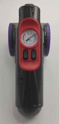 Assorbente di 12V ricaricabile e compressori d'aria Mini portatile con luce a LED 4 in 1 pneumatici gonfiare e pulire
