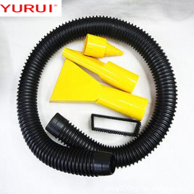 Giallo ABS portatile DC12v aspirapolvere per auto con flessibile bagnato e asciutto