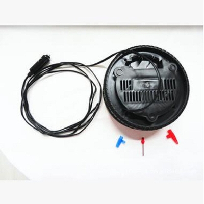 Plastico portatile DC12v pneumatici auto gonfiare compressore d'aria con spina per accendini di sigarette