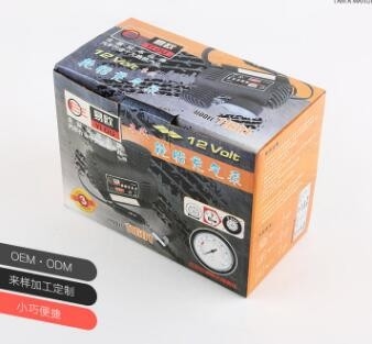 Compressore d'aria DC12v in plastica con spina per accendini
