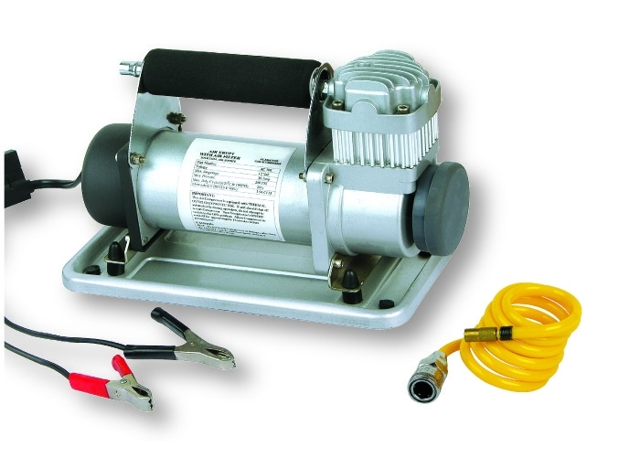 Compressore d'aria per auto pesanti metallo per camion offroad 4x4 alta pressione Compressore d'aria argento pneumatici auto gonfiatori