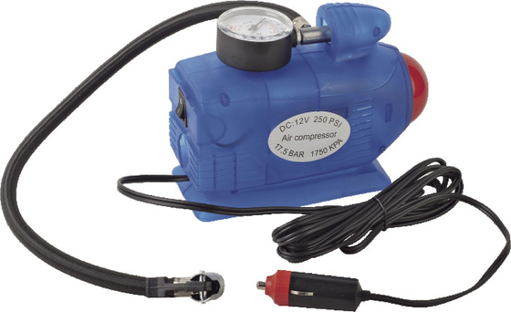 Un buon prezzo. Inflazione veloce blu 12V del compressore d'aria dell'automobile di Mesure di pressione della lampada In1 di Rocket Shape 3 in linea