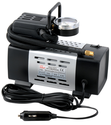 Un buon prezzo. Inflazione potente portatile del compressore d'aria del metallo 150PSI 12V con 2 adattatori dell'ugello in linea