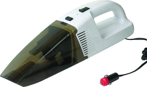 Un buon prezzo. Aspirapolvere tenuto in mano portatile bianco e nero dell'automobile per polvere minuscola in linea