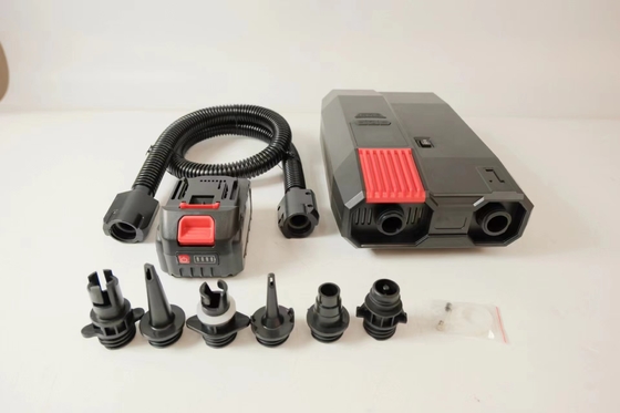 Un buon prezzo. AC110-220V pompa elettrica di supporto digitale DC 12V con batteria al litio per gonfiamento paddleboard in linea
