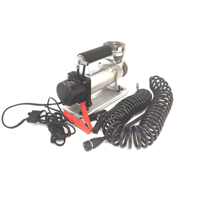 Compressore d'aria per auto in metallo Crocodile Clip Display digitale a cilindro singolo Pompa d'aria a gonfiore auto