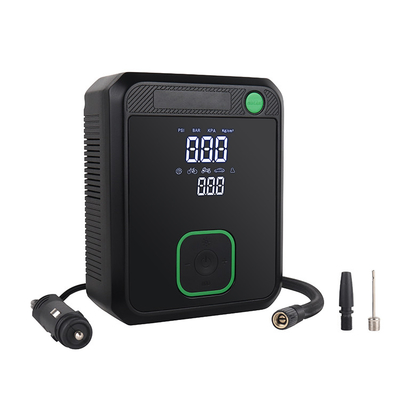 Un buon prezzo. Compressore d'aria digitale senza fili ricaricabile per auto con schermo LCD Pompa d'aria portatile a corrente continua 12V in linea