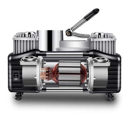 Un buon prezzo. 12 pompa del compressore d'aria del metallo di volt 180W per l'automobile con la borsa di nylon in linea