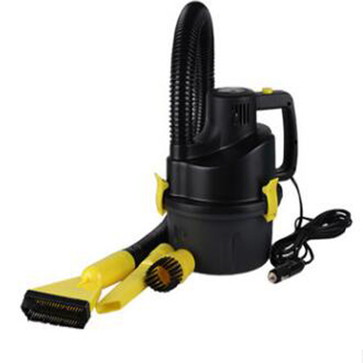 Un buon prezzo. Aspirapolvere automatico giallo tenuto in mano dell'aspirapolvere dell'aspirapolvere di DC12V in linea