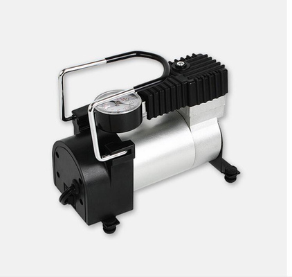 Un buon prezzo. compressore d'aria portatile del metallo 12v per cilindro di colore d'argento del nero dell'automobile il singolo in linea