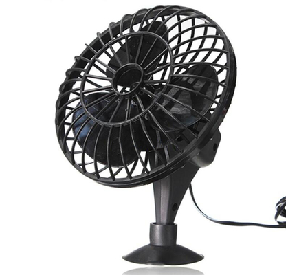 Un buon prezzo. Ventilatore di auto in miniatura di plastica nera DC 12V di raffreddamento con accendini in linea