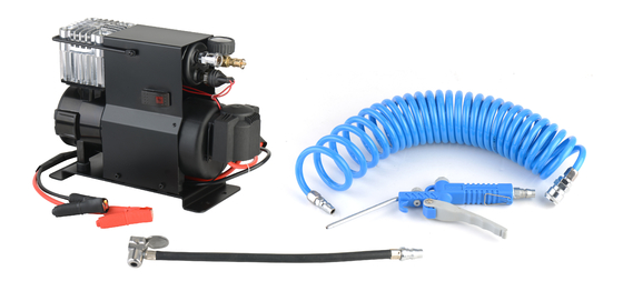 Compressore d'aria per auto Dc12v/24v per camion con clip per coccodrillo