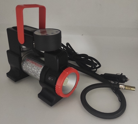 DC12V LED Compressore d'aria per auto portatile a metallo con indicatore digitale