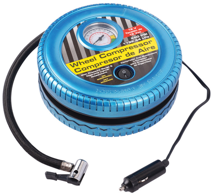 Un buon prezzo. Compressore d'aria per auto portatile Inflatore DC12v con tappo per sigarette in linea