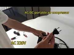 AC110-230V/DC12V Corrente variabile pneumatico auto compressore d'aria con ugello
